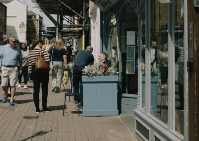 Improved visualising of pedestrian flow across all three town centres